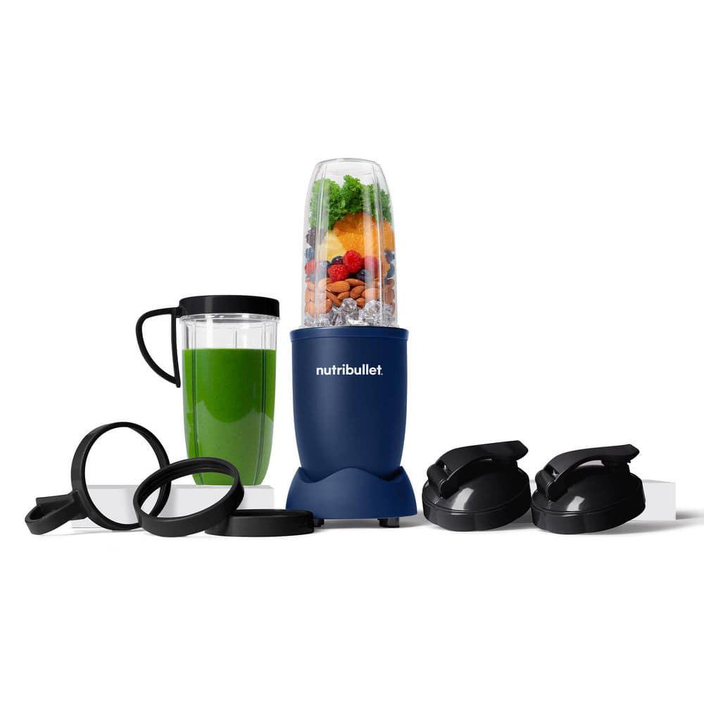 NutriBullet 32 oz Single Speed All Matte Navy Blue Pro Single Serve Blender