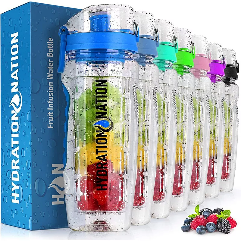 Portable Water Bottle with Fruit Infuser