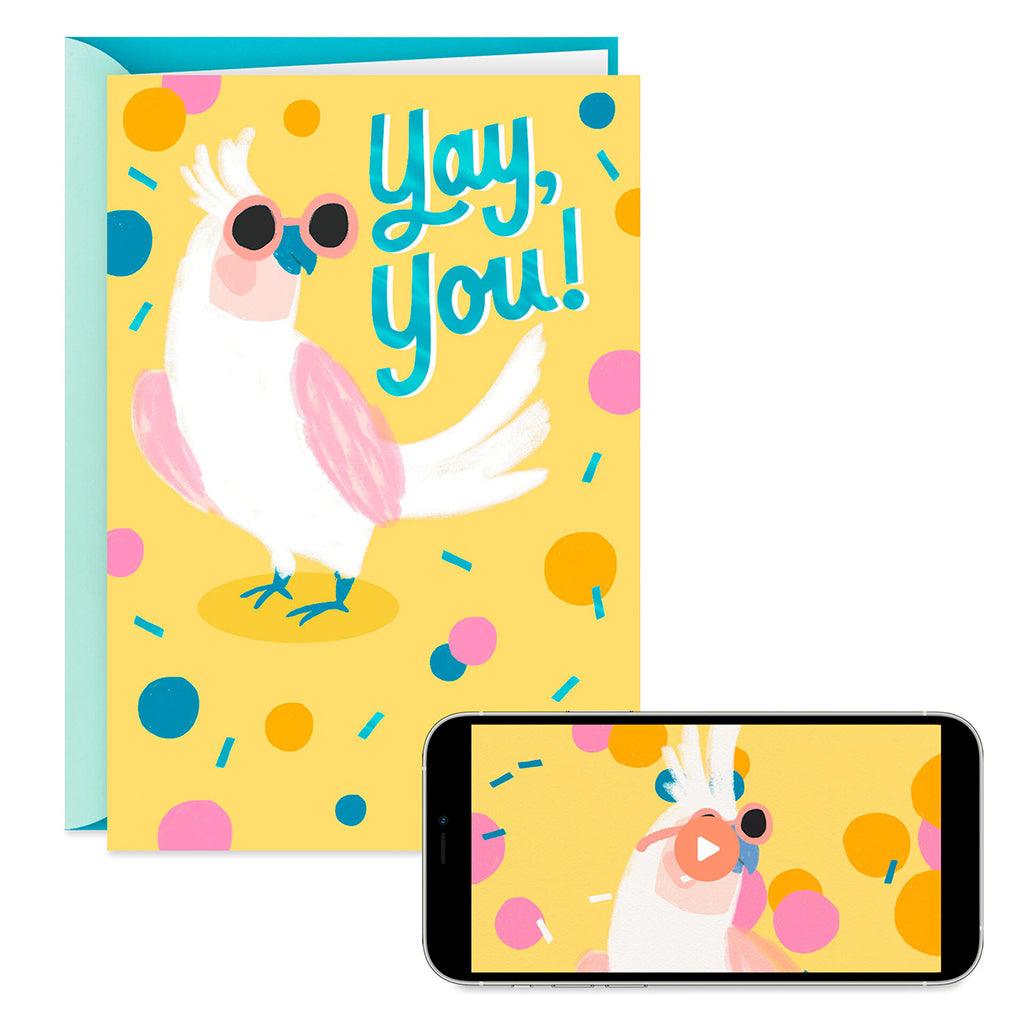 Hallmark  Yay Video Greeting Congratulations Card