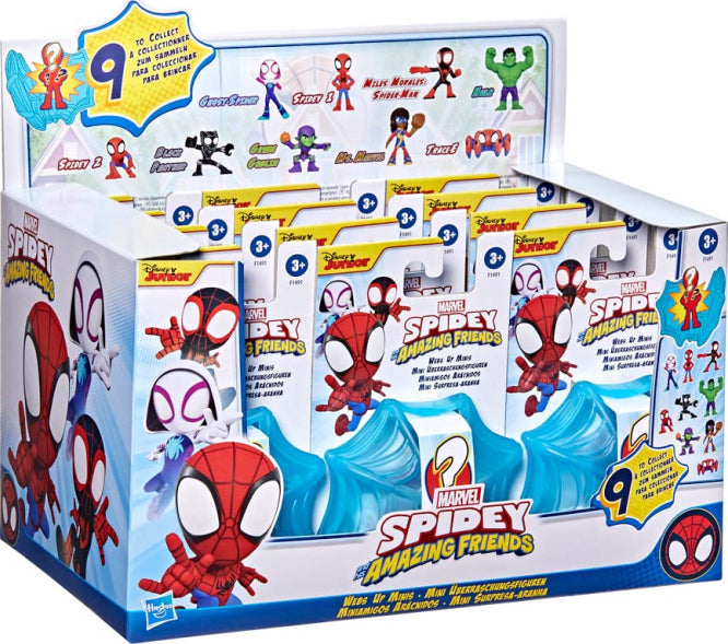 Marvel Spidey and His Amazing Friends Webs Up Mini Action Figures