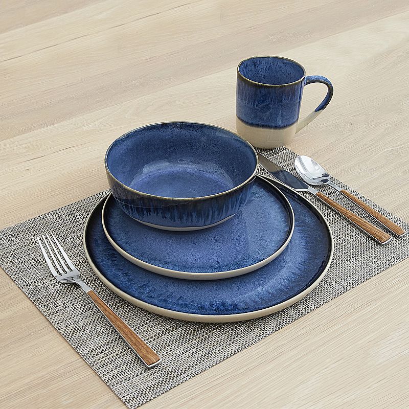 Baum Apex Blue 16-pc. Dinnerware Set