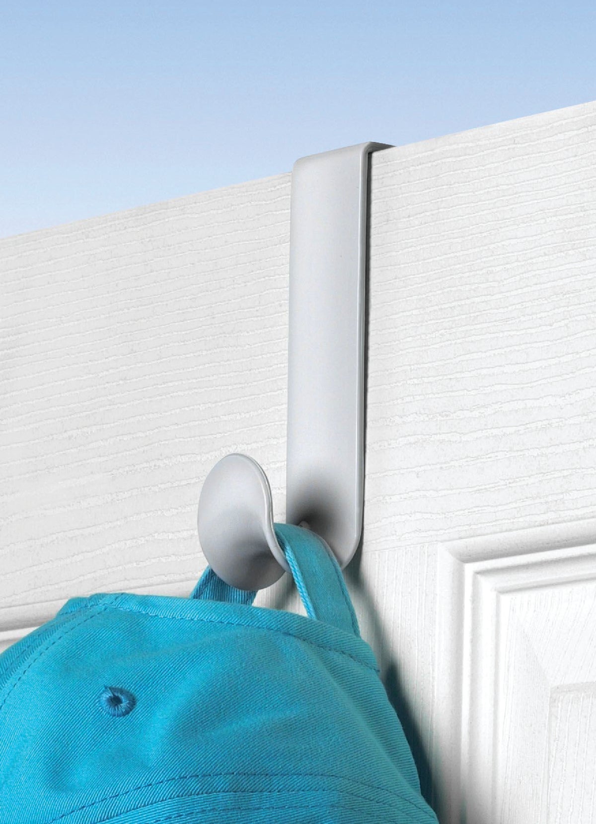 Spectrum White Plastic Over-The-Door Hook