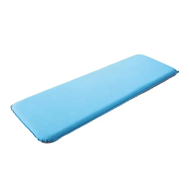 Outdoors PVC Inflatable Air Mattress Special Design Ultralgiht Camping mattress Lightweight Sleeping Mat Sponge Pad