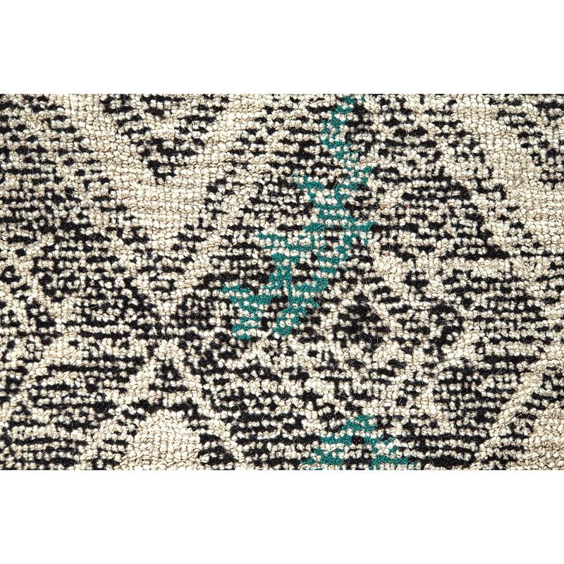 Weave and Wander Binada Black Area Rug