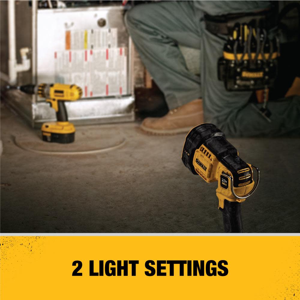 DEWALT 20V Jobsite LED Spotlight ;