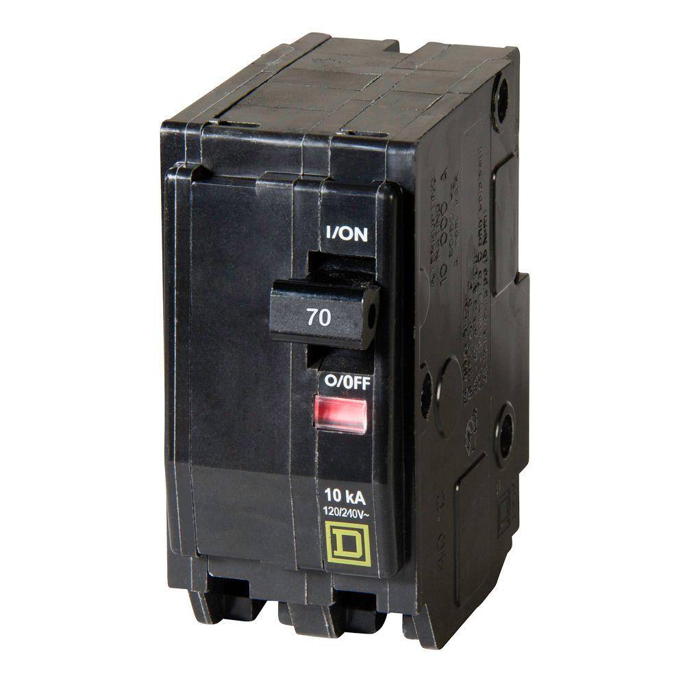 Square D QO 70 Amp 2-Pole Circuit Breaker QO270CP