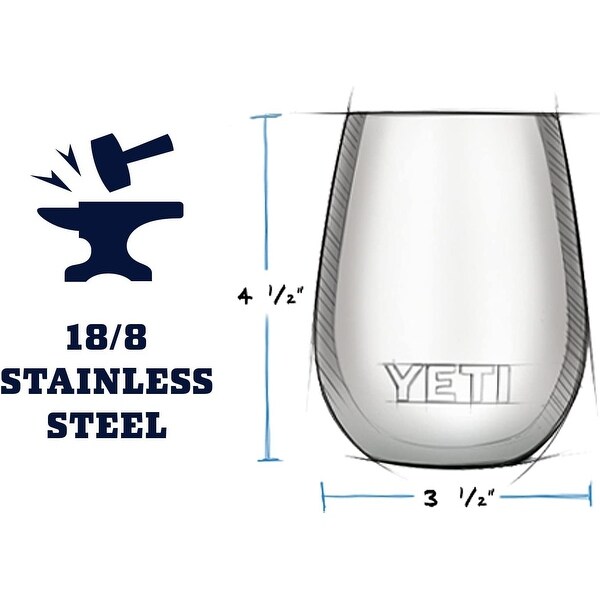 YETI Rambler Wine Tumbler with MagSlider Lid - 10 oz.