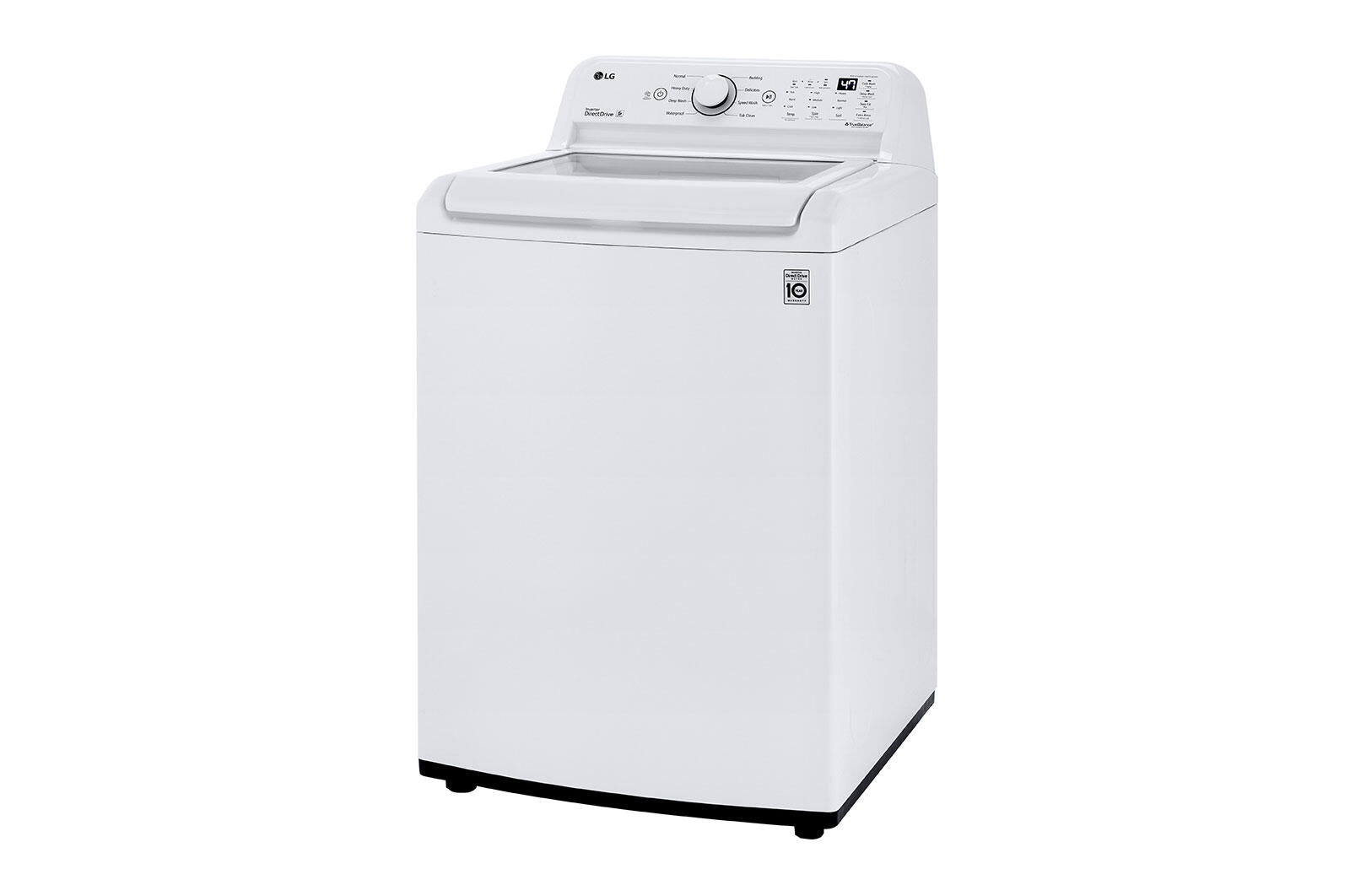 Lg WT7005CW 4.3 Cu. Ft. Mega Capacity Top Load Washer With 4-Way™ Agitator & Turbodrum™ Technology