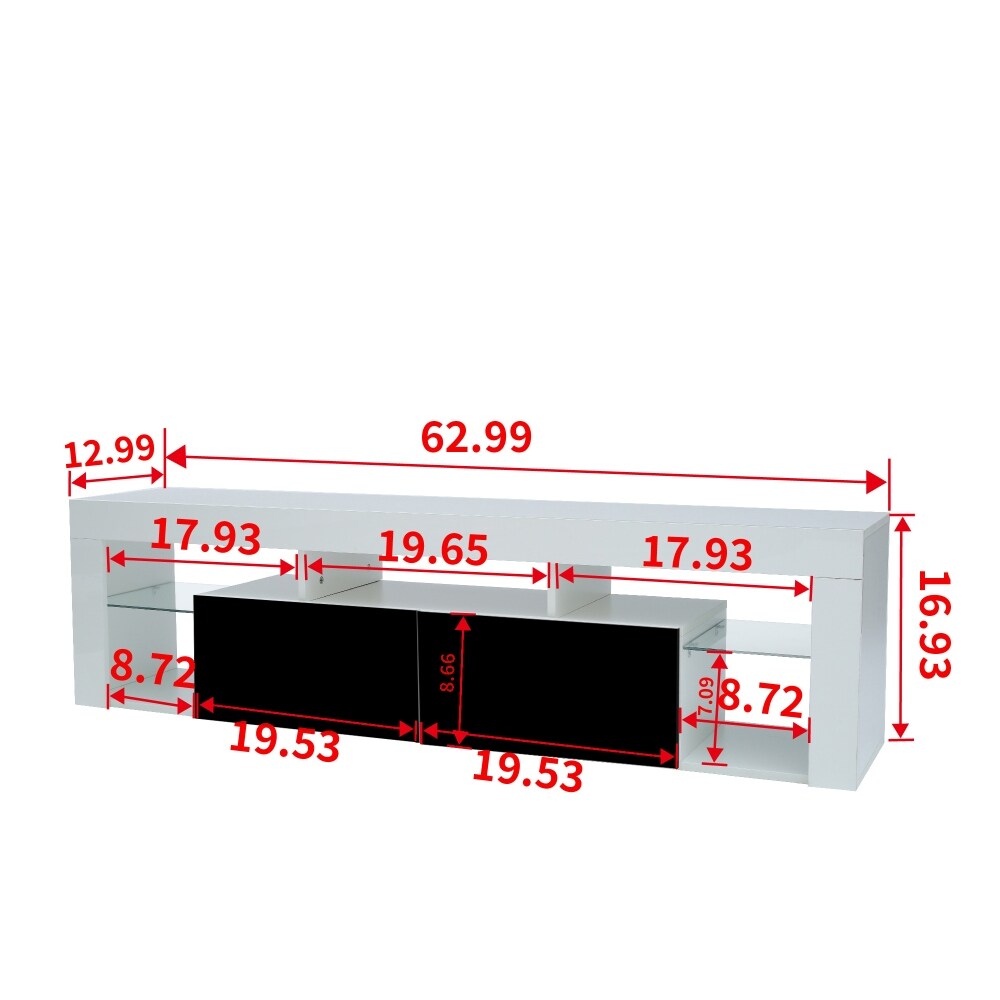 160 LED Wall Mounted Floating 63\