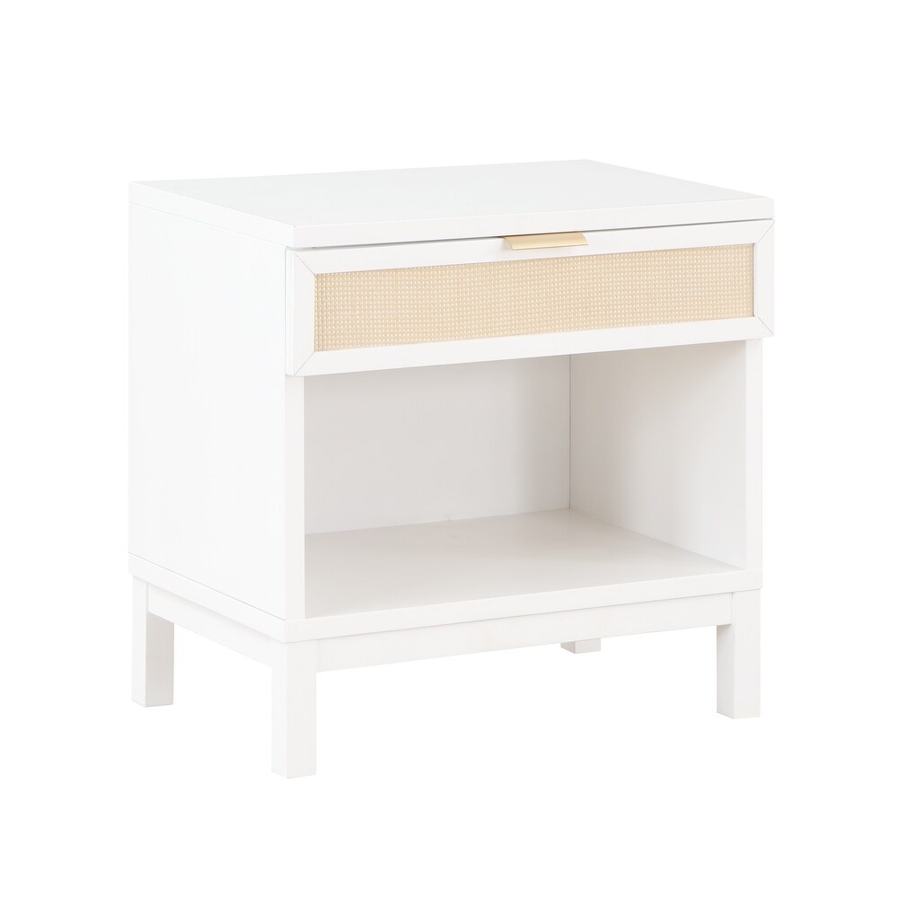 Brighten Cane 1 drawer Nightstand by Greyson Living