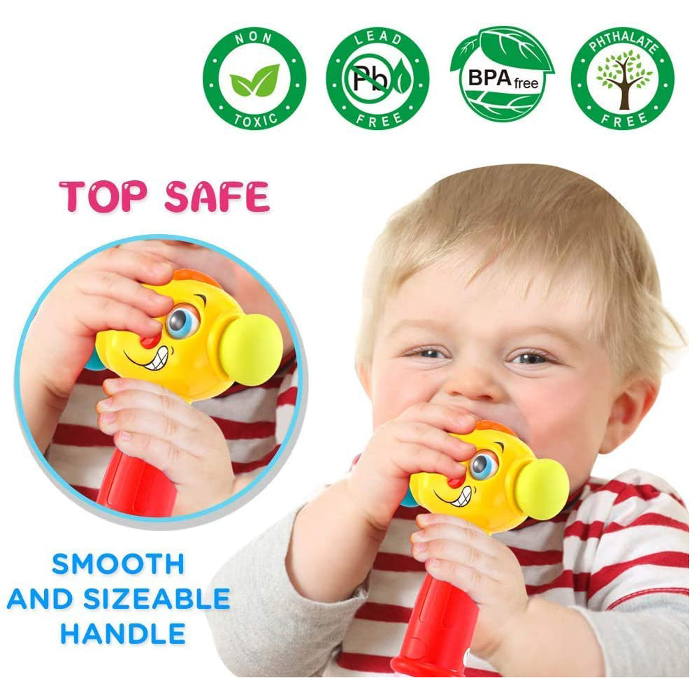 Toys for 1 Year Old Boys Girls Toddlers， Baby Toys 6 to 12 Months Toy Hammer with Music Sound and Light