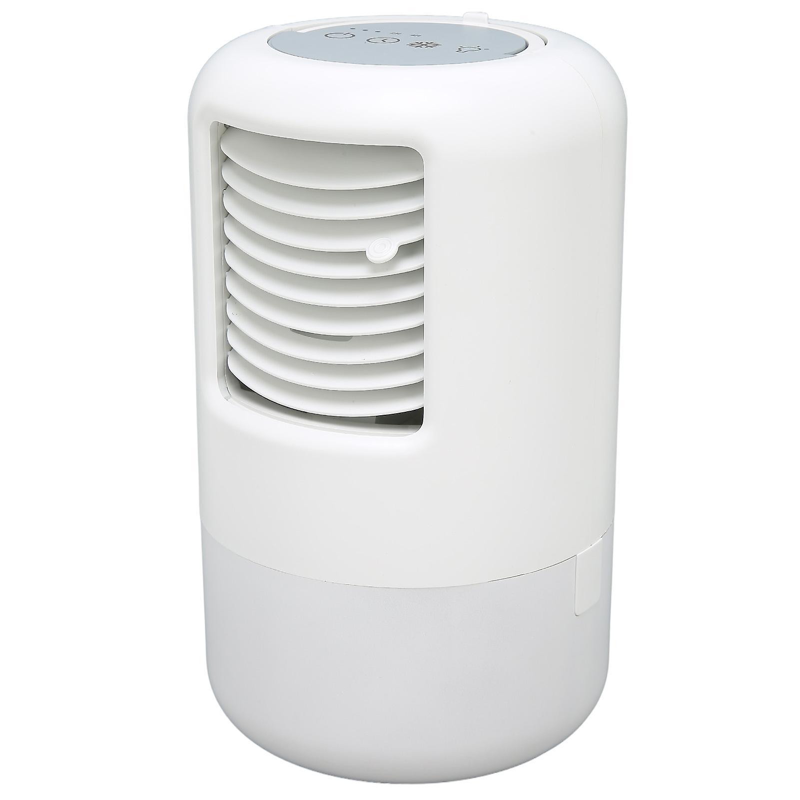 Portable Air Conditioner Night Light 500ml Tank Timing Function Low Noise 3 Speeds Air Conditioner Fan 100240vuk Plug