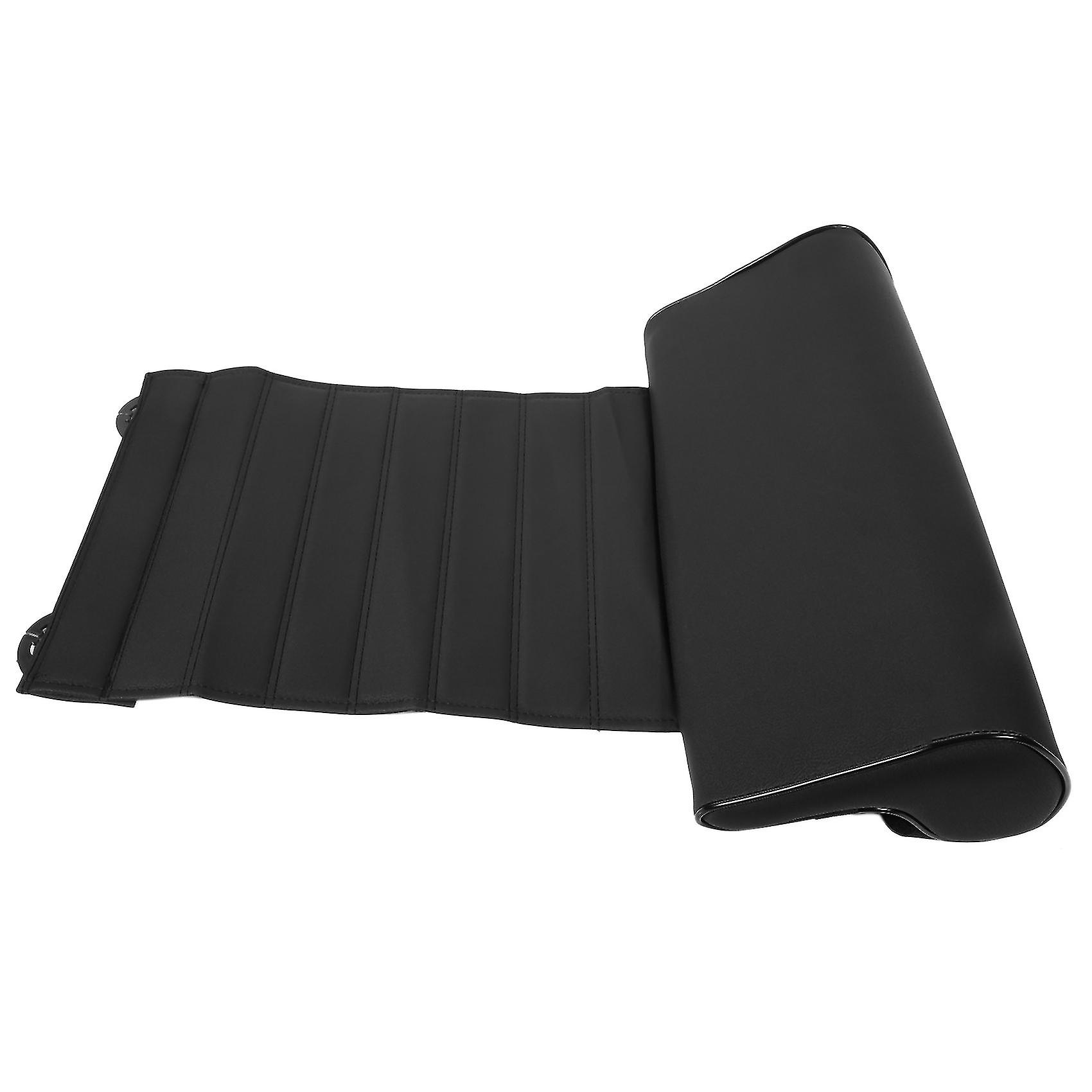 Universal Car Seat Leather Leg Pad Support Extension Mat Soft Black