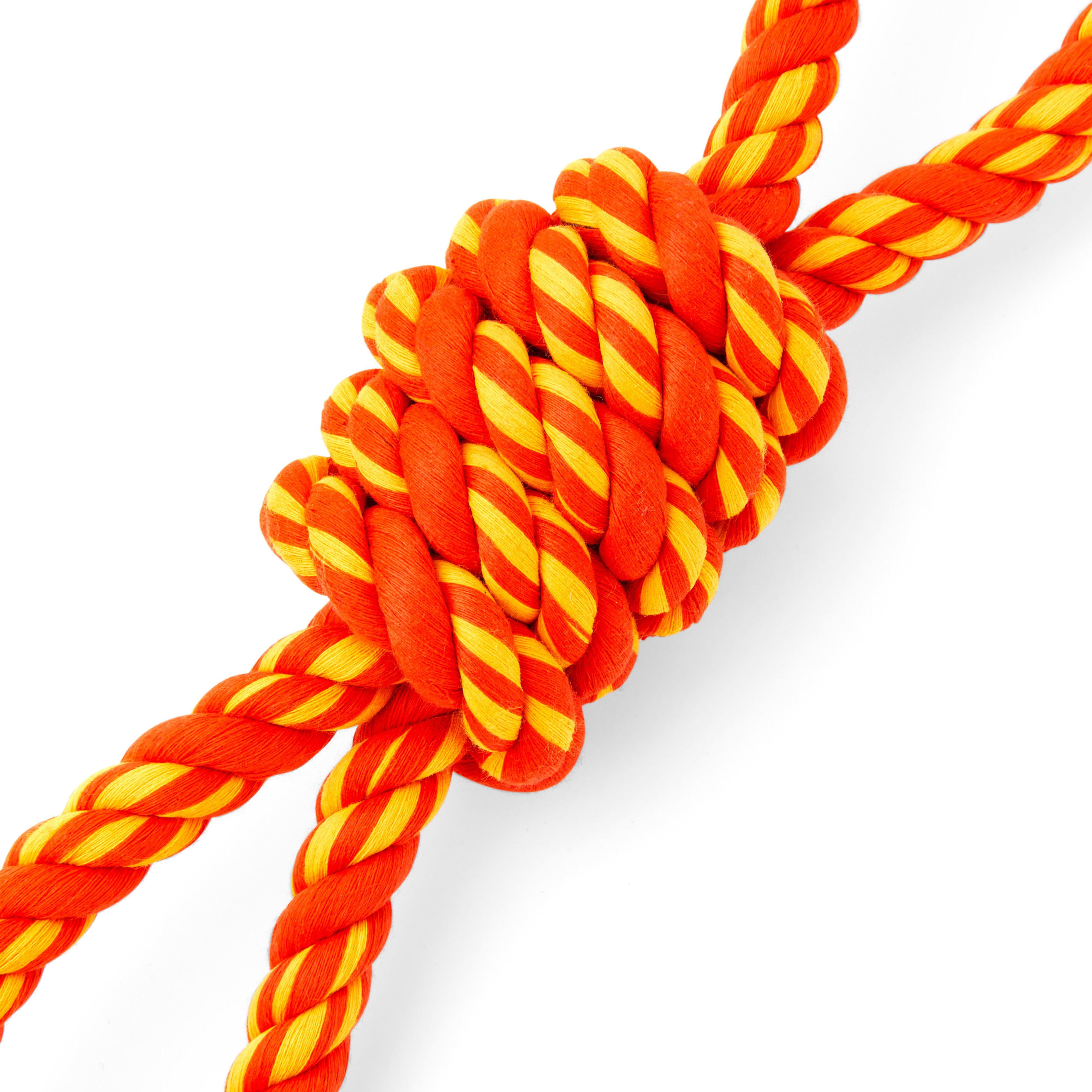 Leaps  Bounds Multicolor Double-Rope Dog Toy， Small