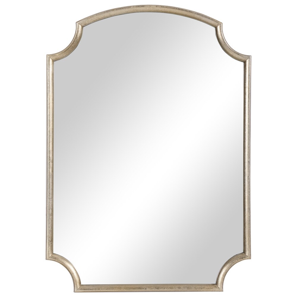 Antiqued Golden Accent Mirror