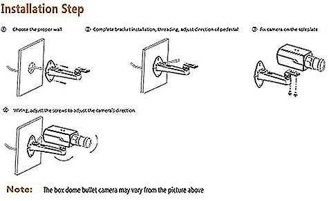 Plastic Wall Ceiling Mount Bracket， 360 Universal Camera Bracket