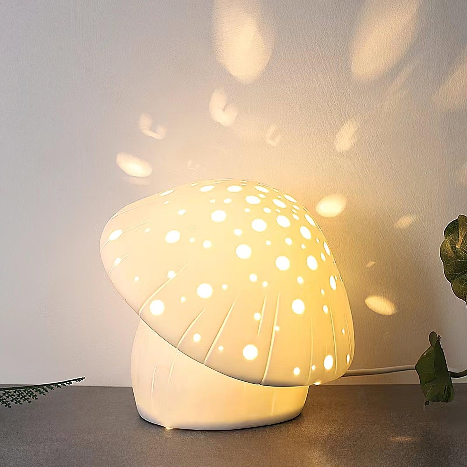 Fungo White Table Lamp