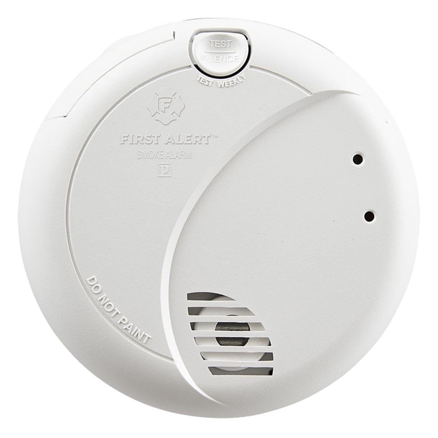 First Alert Hard-Wired w/Battery Back-up Photoelectric Smoke/Fire Detector