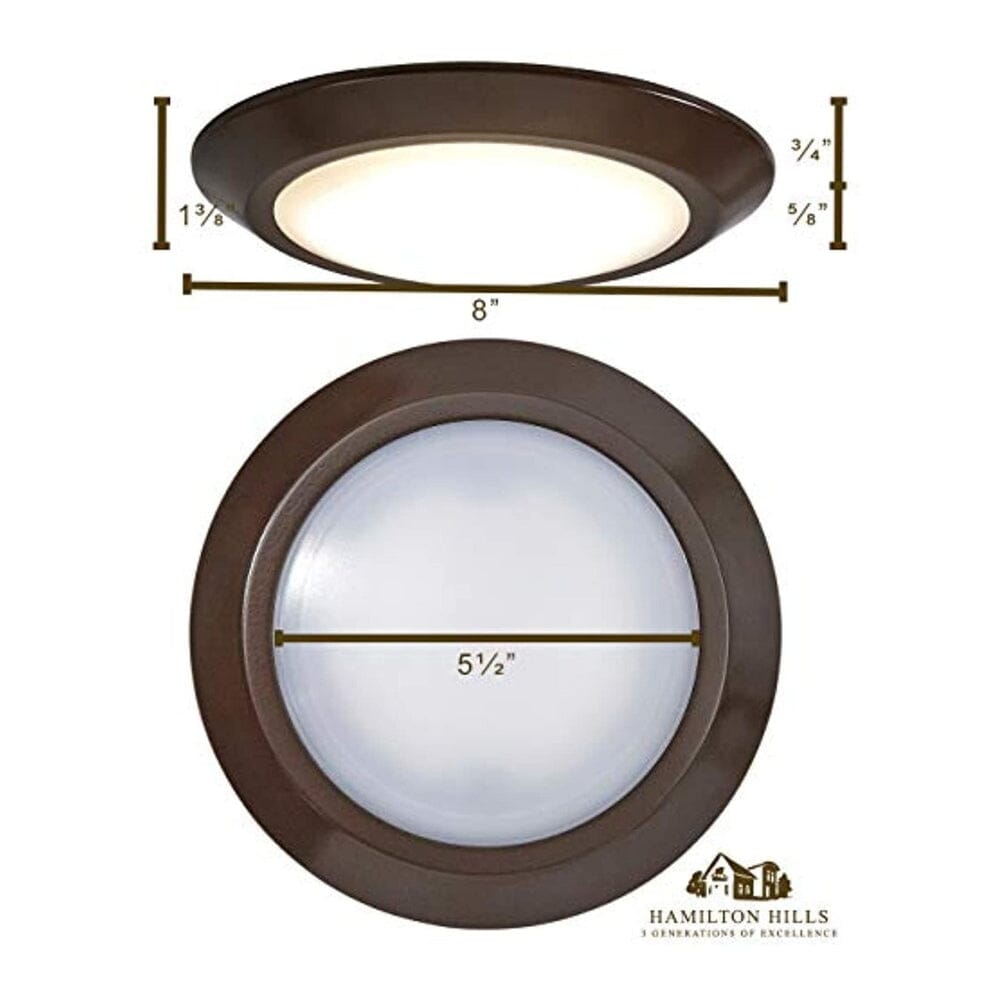 New Round Flush Mount Thin Ceiling Light