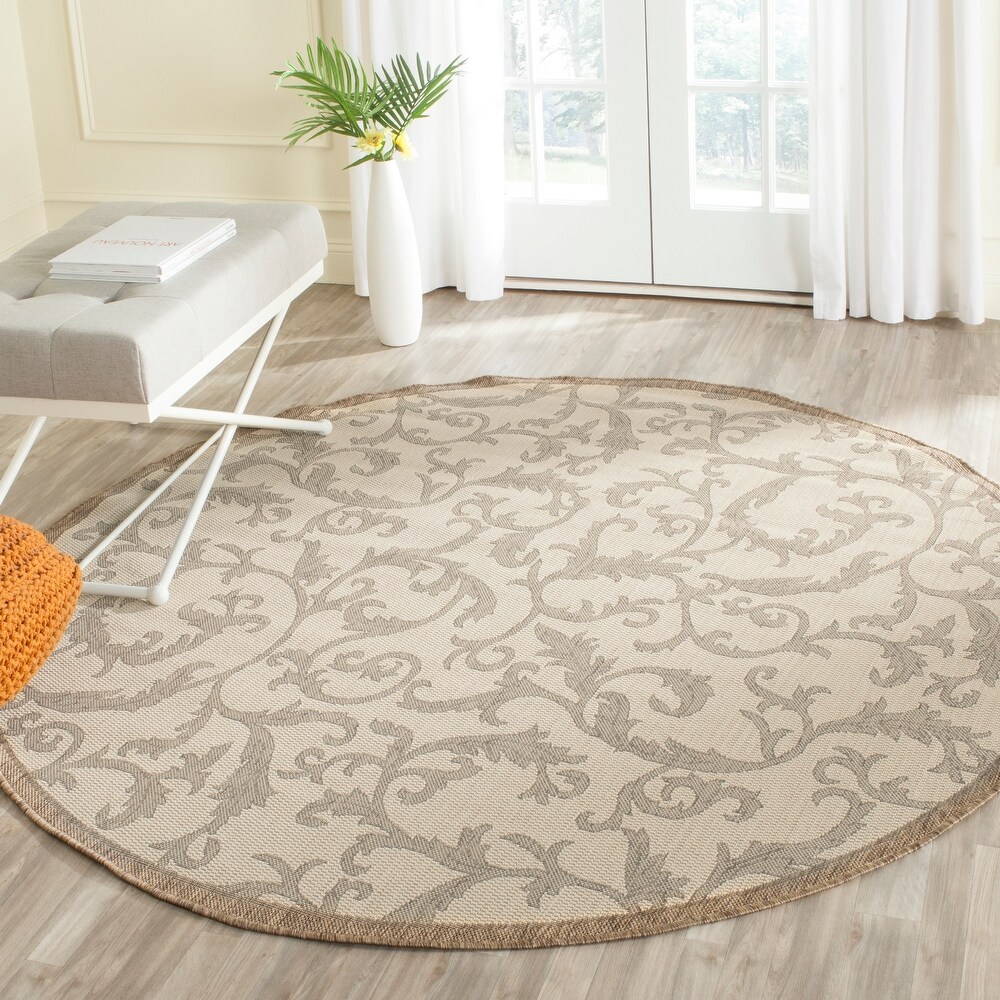 SAFAVIEH Courtyard Darline Indoor/ Outdoor Waterproof Patio Backyard Rug