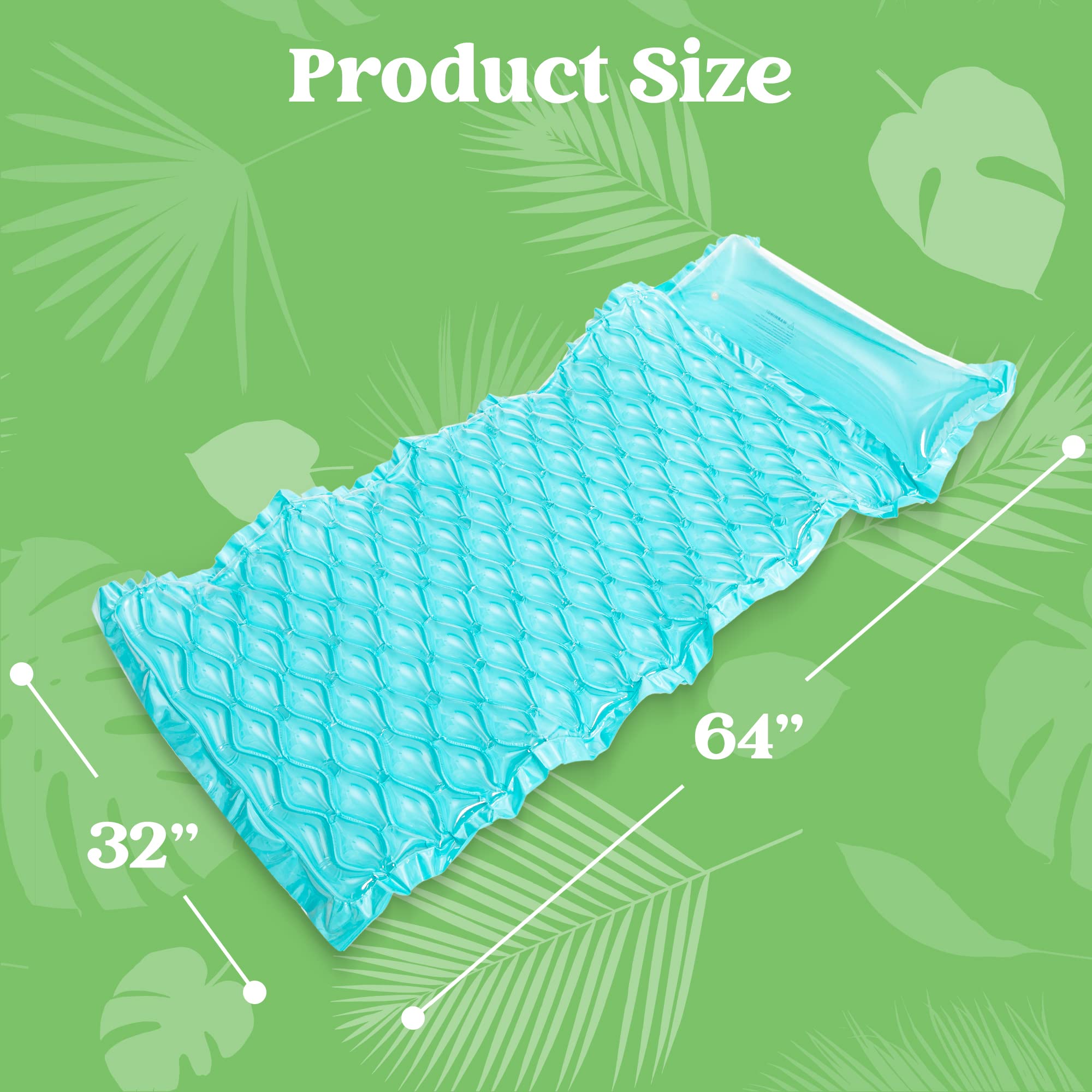 Clearance - Inflatable Wave Pool Mat, 2 Pcs