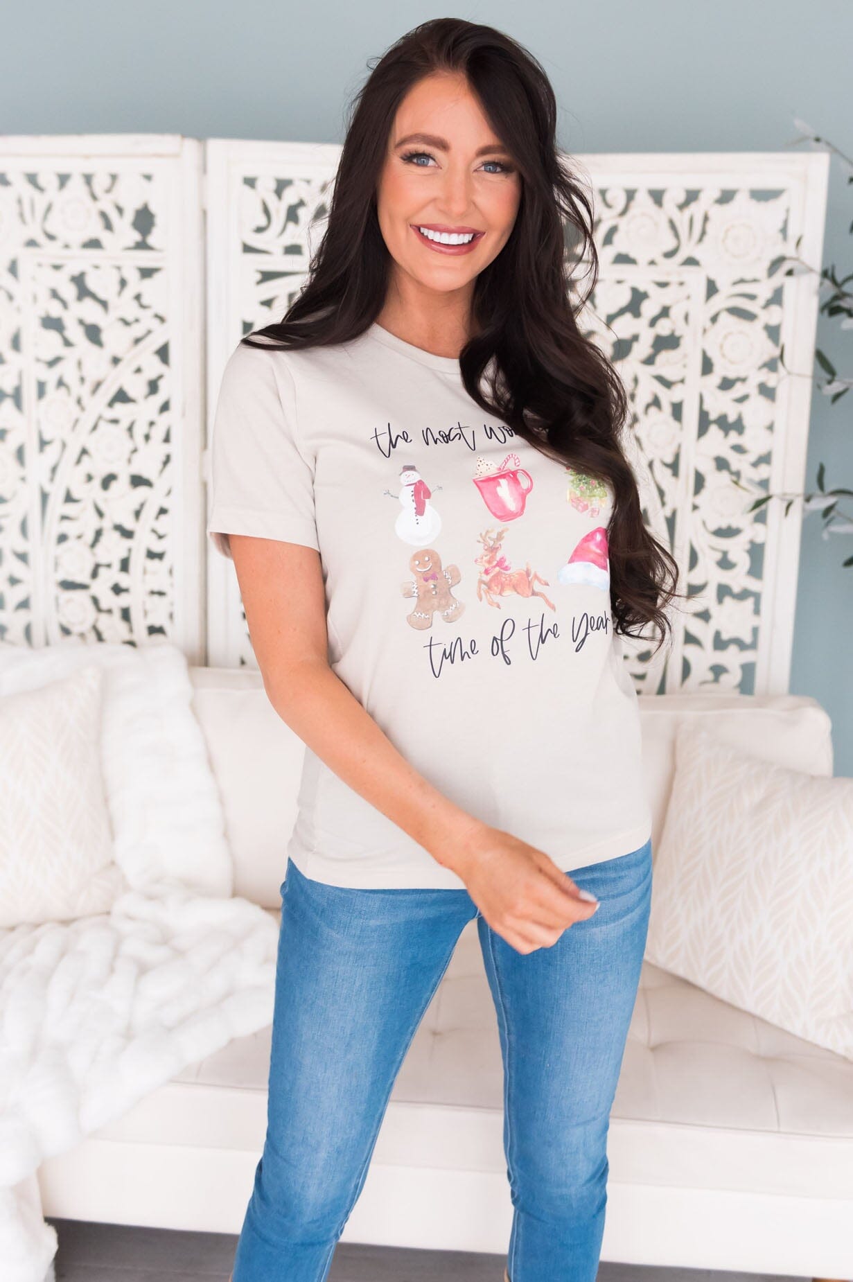 The Most Wonderful Time Modest Graphic Tee