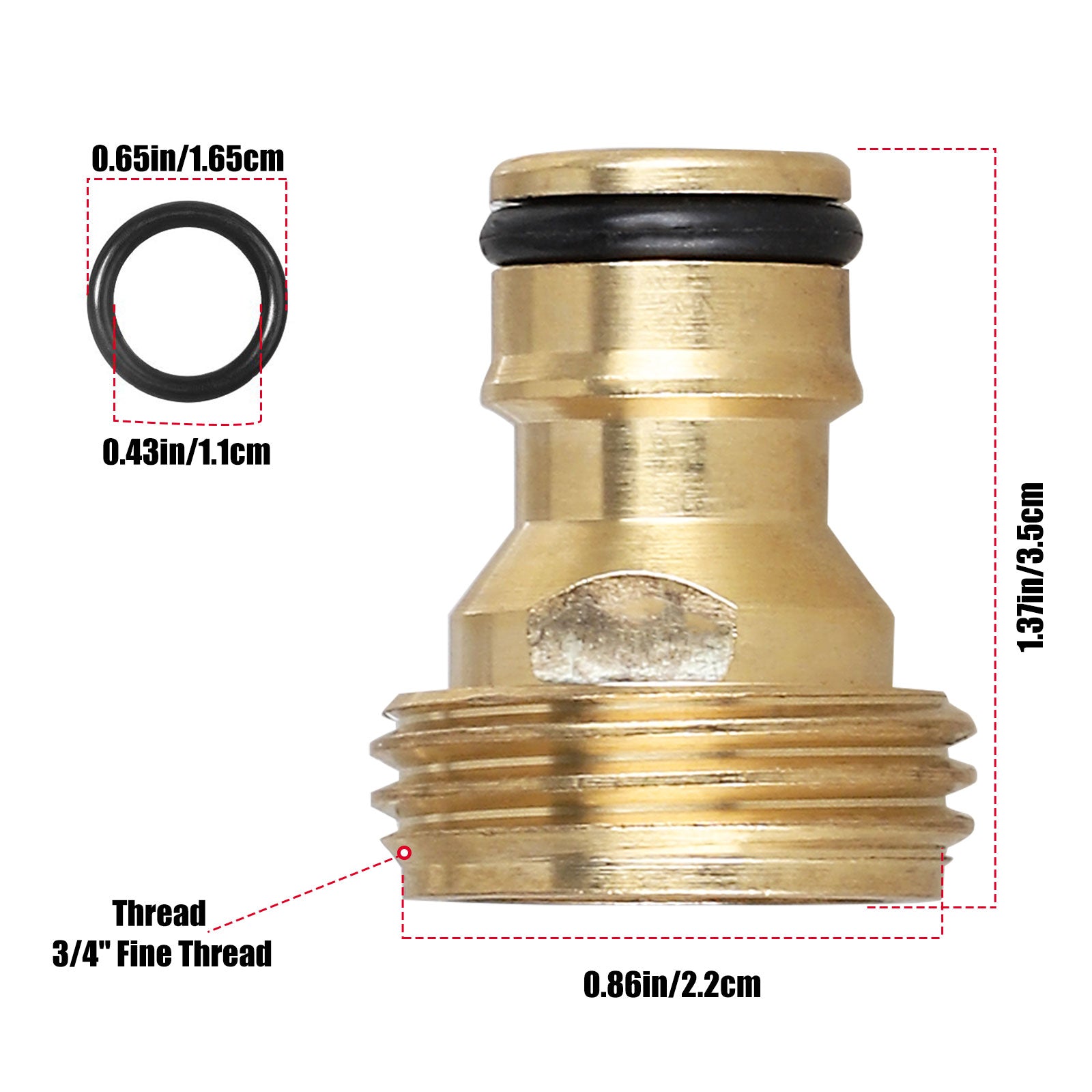 Garden Hose Quick Connects， TSV 3/4