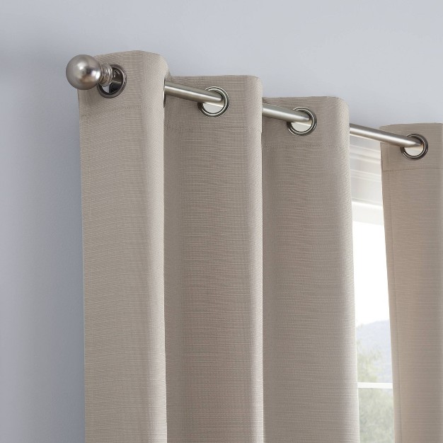 Set Of 2 Talisa Absolute Zero And Draft Blocker Blackout Curtain Panels Eclipse