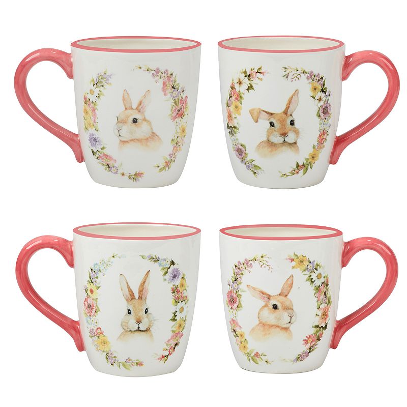 Certified International Easter Garden 4-pc. Mug Set