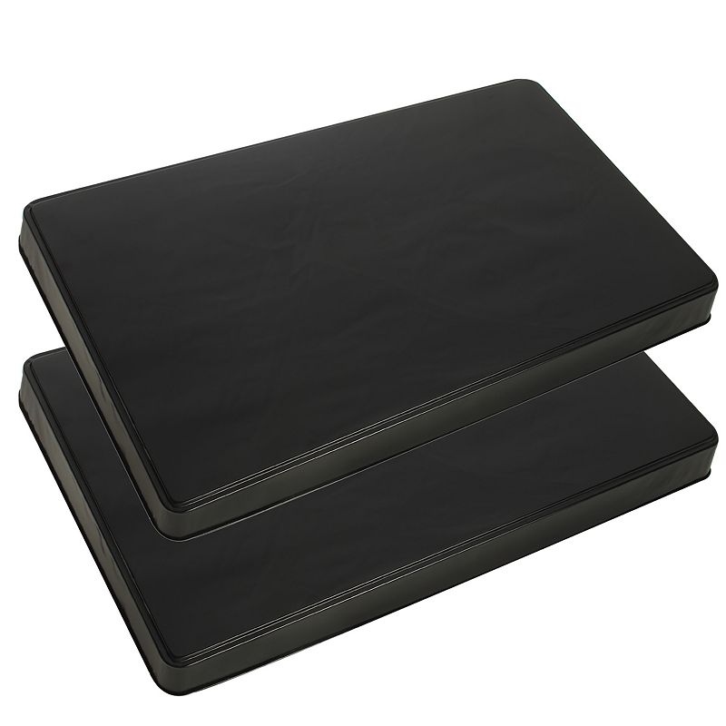 Range Kleen Rectangular Black Burner Kovers 2-pk.