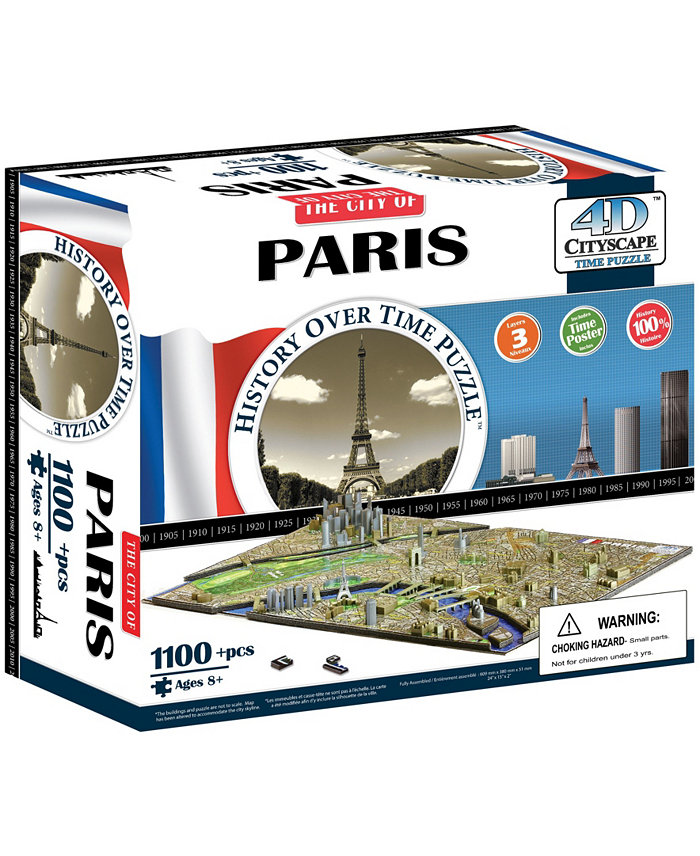 4D Cityscape Time Puzzle - Paris  France