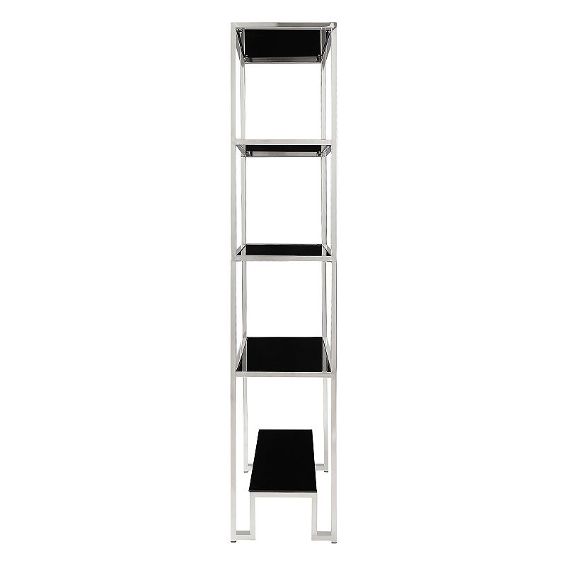 HomeVance Merrick 4-Shelf Wide Bookcase