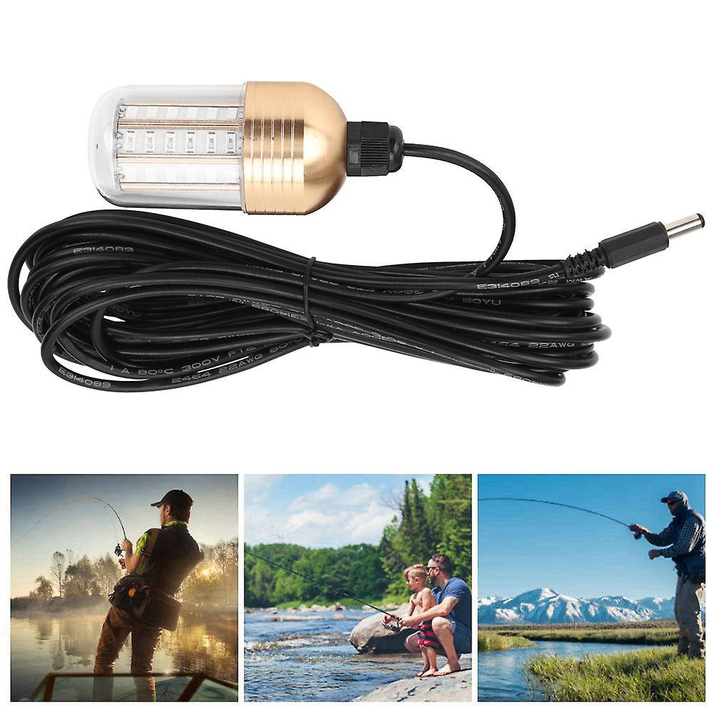 30w 12v Underwater Lighting Plastic Green Flash Led Fishing Fish Finder Attracts Lure Light30w Green Light