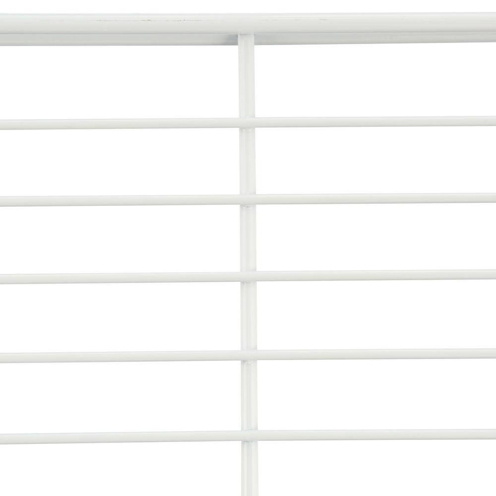 ClosetMaid ShelfTrack 12.25 in. D x 36.25 in. W x 3 in. H White Wire Book Shelf Steel Closet System 2283