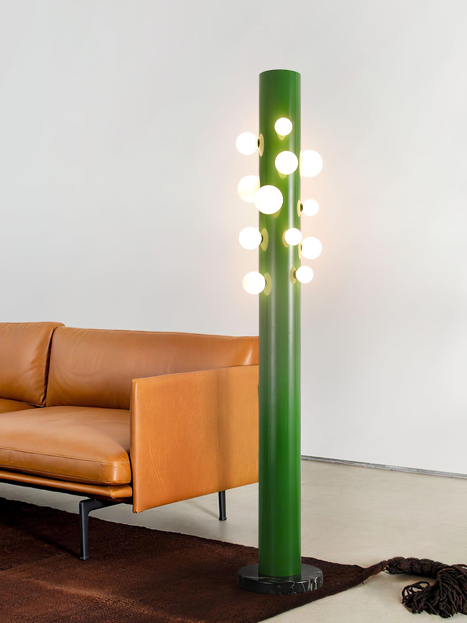 Green Apes Floor Lamp