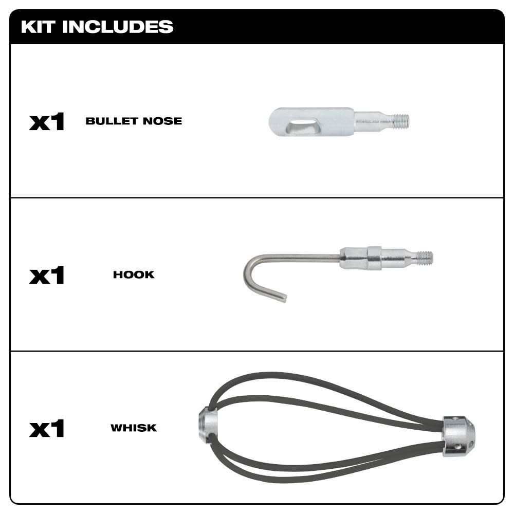 Milwaukee 3 Pc. Fish Stick Accessory Kit 48-22-4157 from Milwaukee