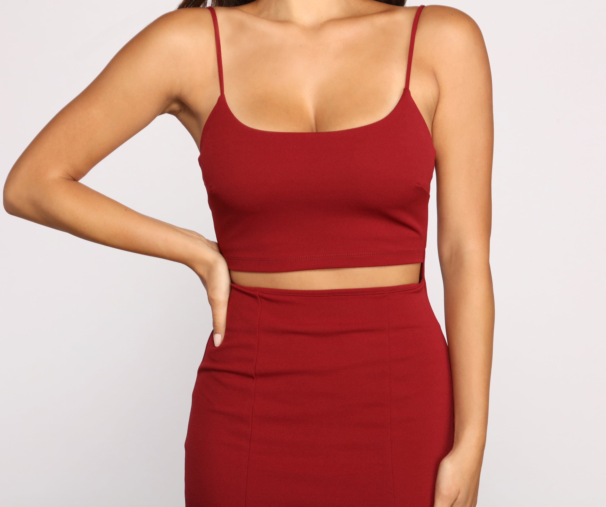 Double Trouble Cutout Mini Dress