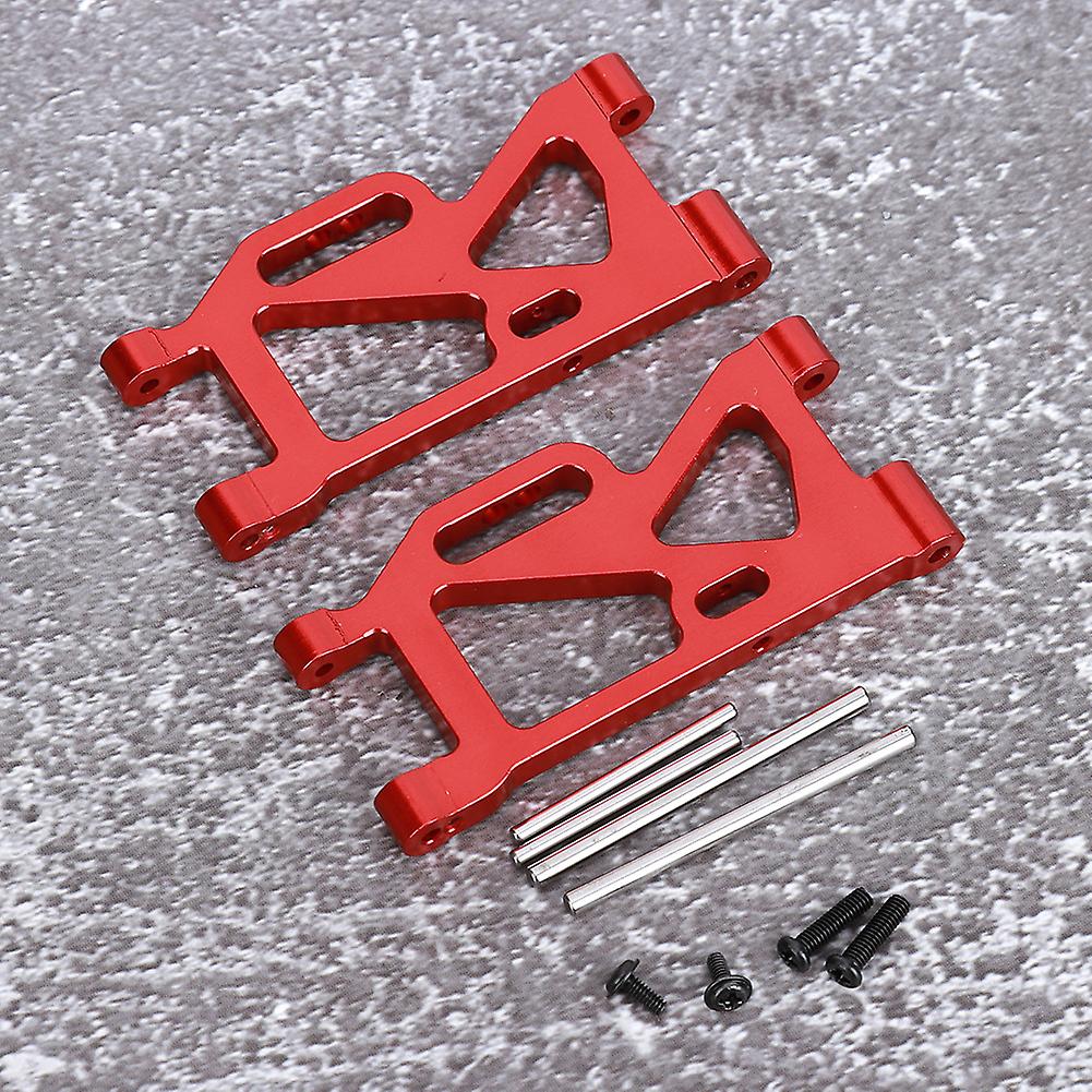 1 Pair Aluminum Alloy Rear Swing Arm Spare Part Fit For Wltoys 144001 1/14 Rc Car Red