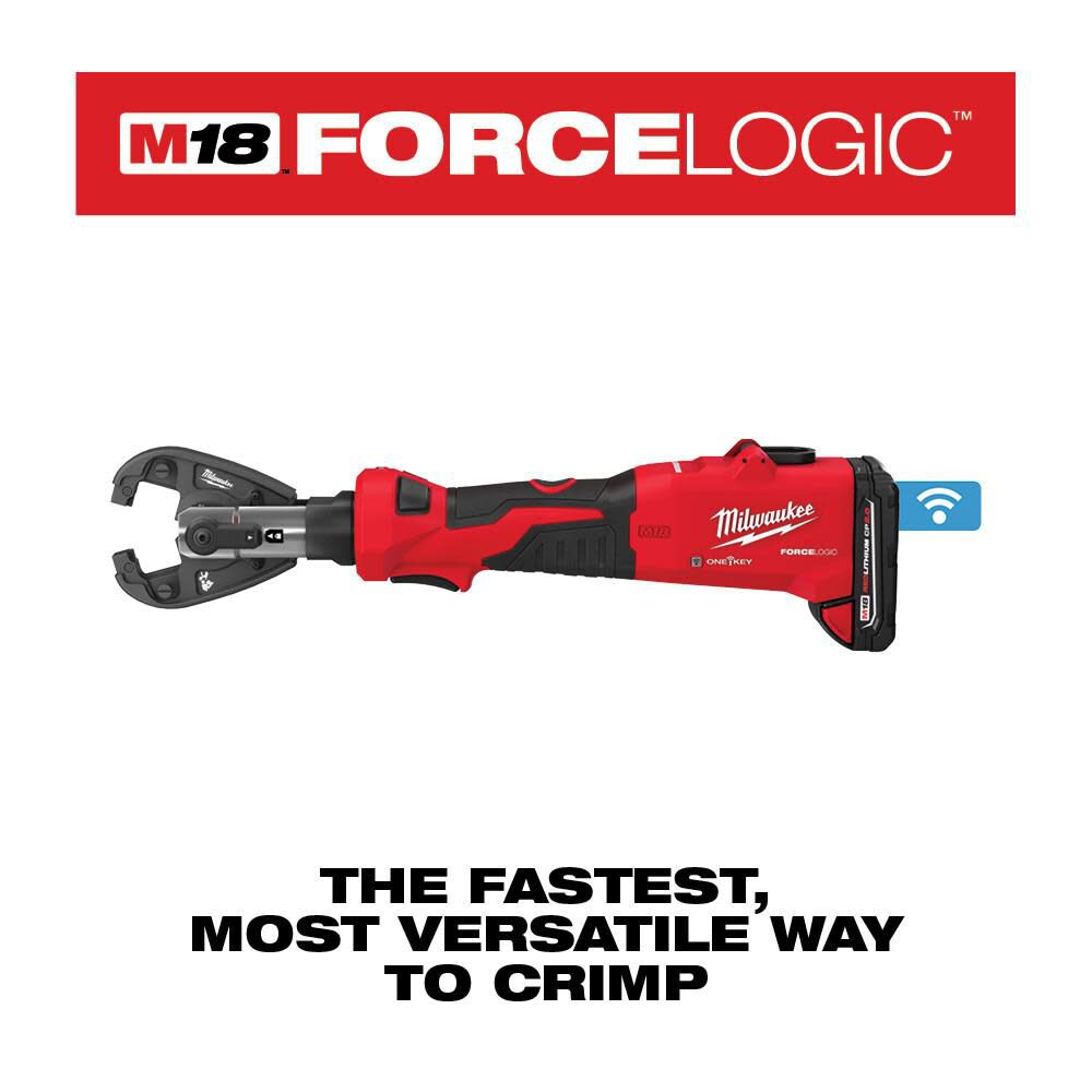 MW M18 FORCE LOGIC 6T Linear Utility Crimper Kit with Kearney Jaw 2978-22K from MW