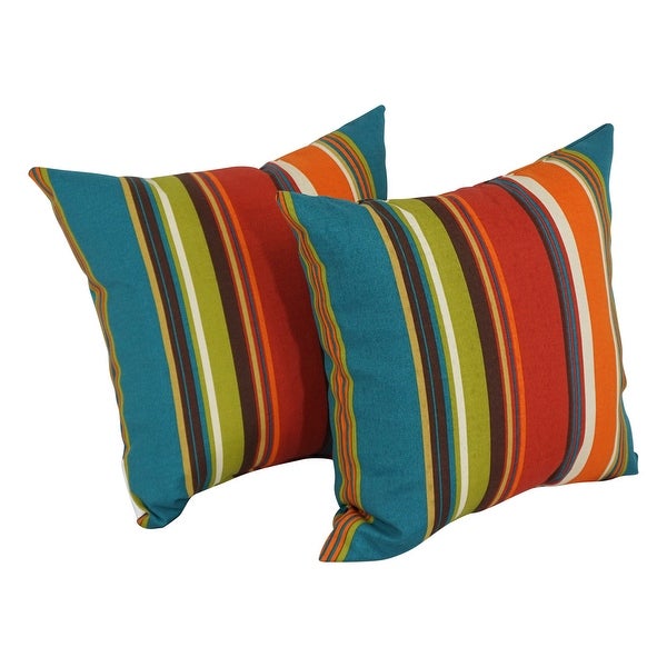 17-inch Outdoor Throw Pillows (Set of 2， Multiple Patterns)