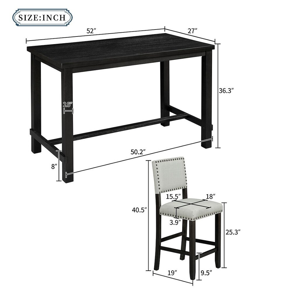 5 Piece Counter Height Dining Set