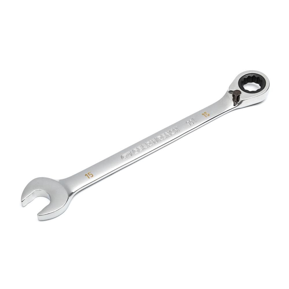 GEARWRENCH Reversible Ratcheting Wrench 15mm 90 Tooth 12 Point 86615 from GEARWRENCH