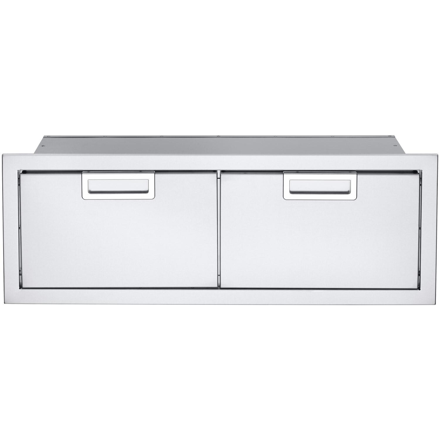 Crown Verity Infinite Series 48-Inch Stainless Steel Double Access Drawers