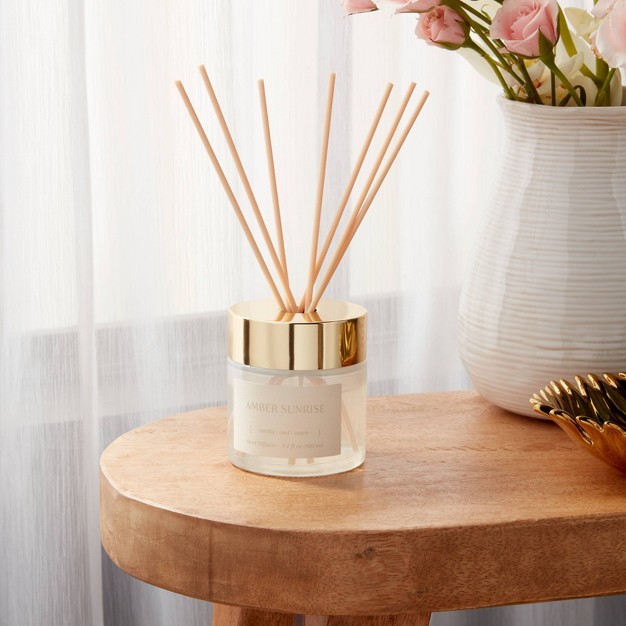 100ml Fiber Reed Diffuser Amber Sunrise