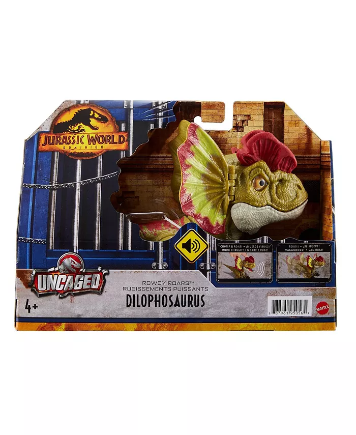 Jurassic World UNCAGED ROWDY ROARS Dilophosaurus