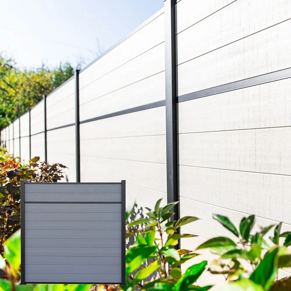 100% waterproof Great Wall Panel Outdoor wall cladding enclosure durable exterior wpc fence wall panel