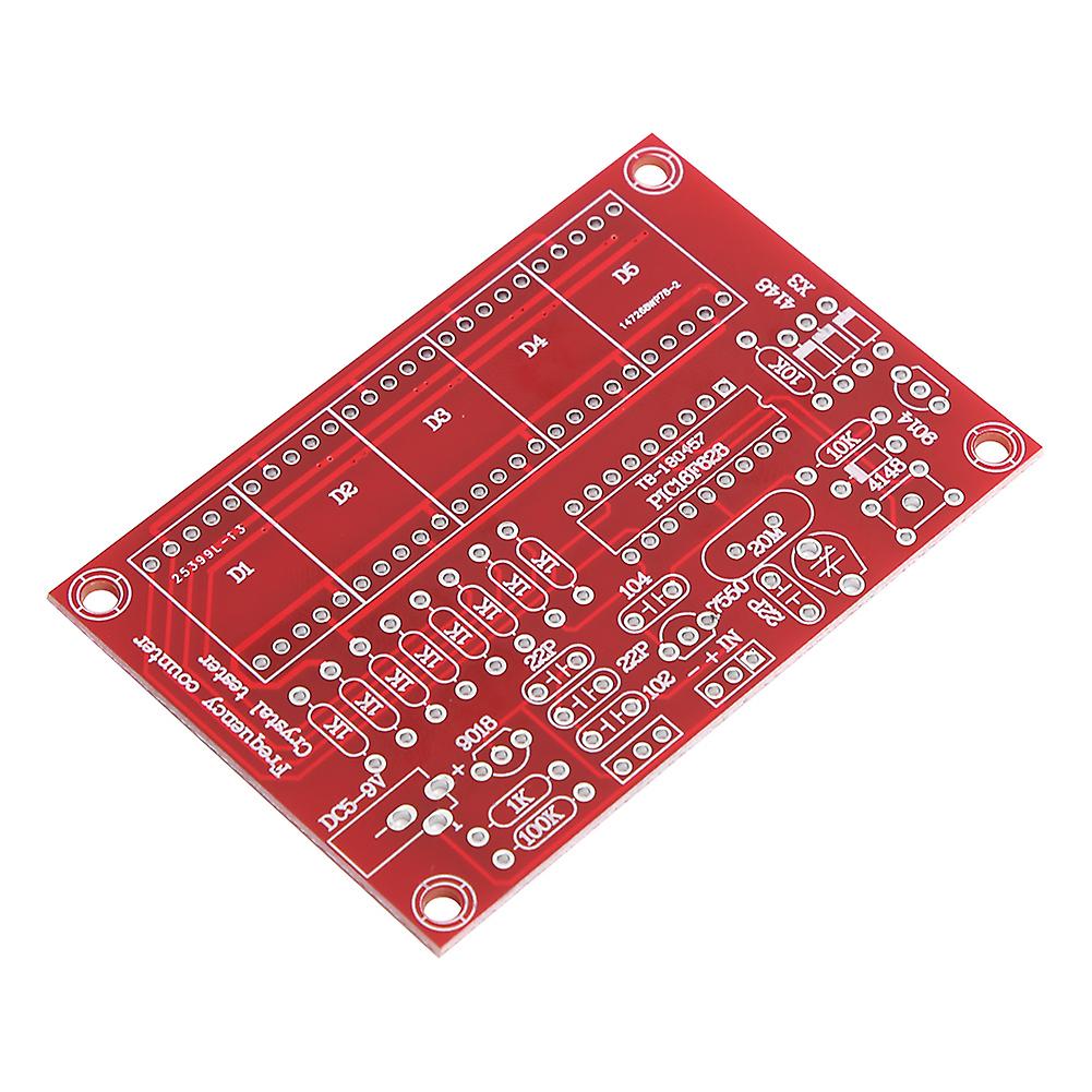 Diy 1hz-50mhz Frequency Indicator Crystal Oscillator Tester Module Kit With 5 Digits Digital Tube Display Red