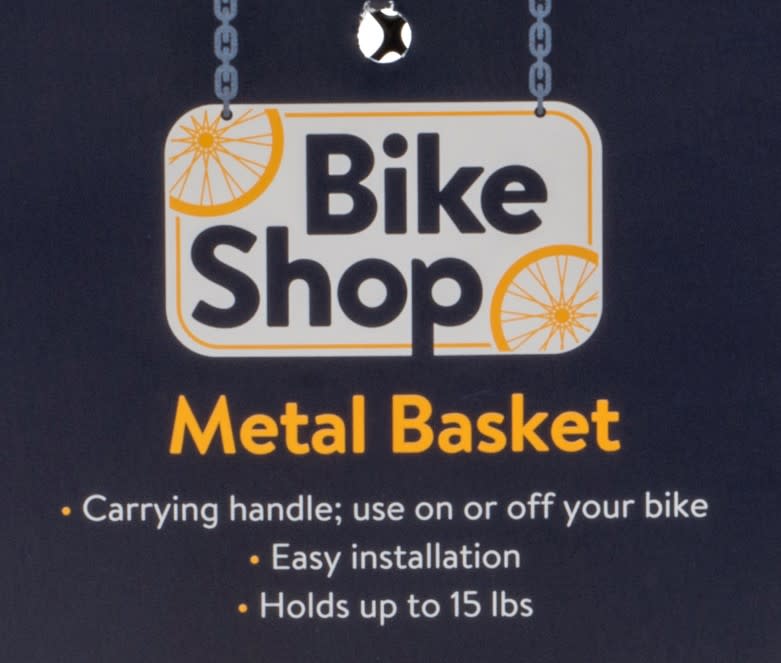 Bike Shop Metal Bike Basket