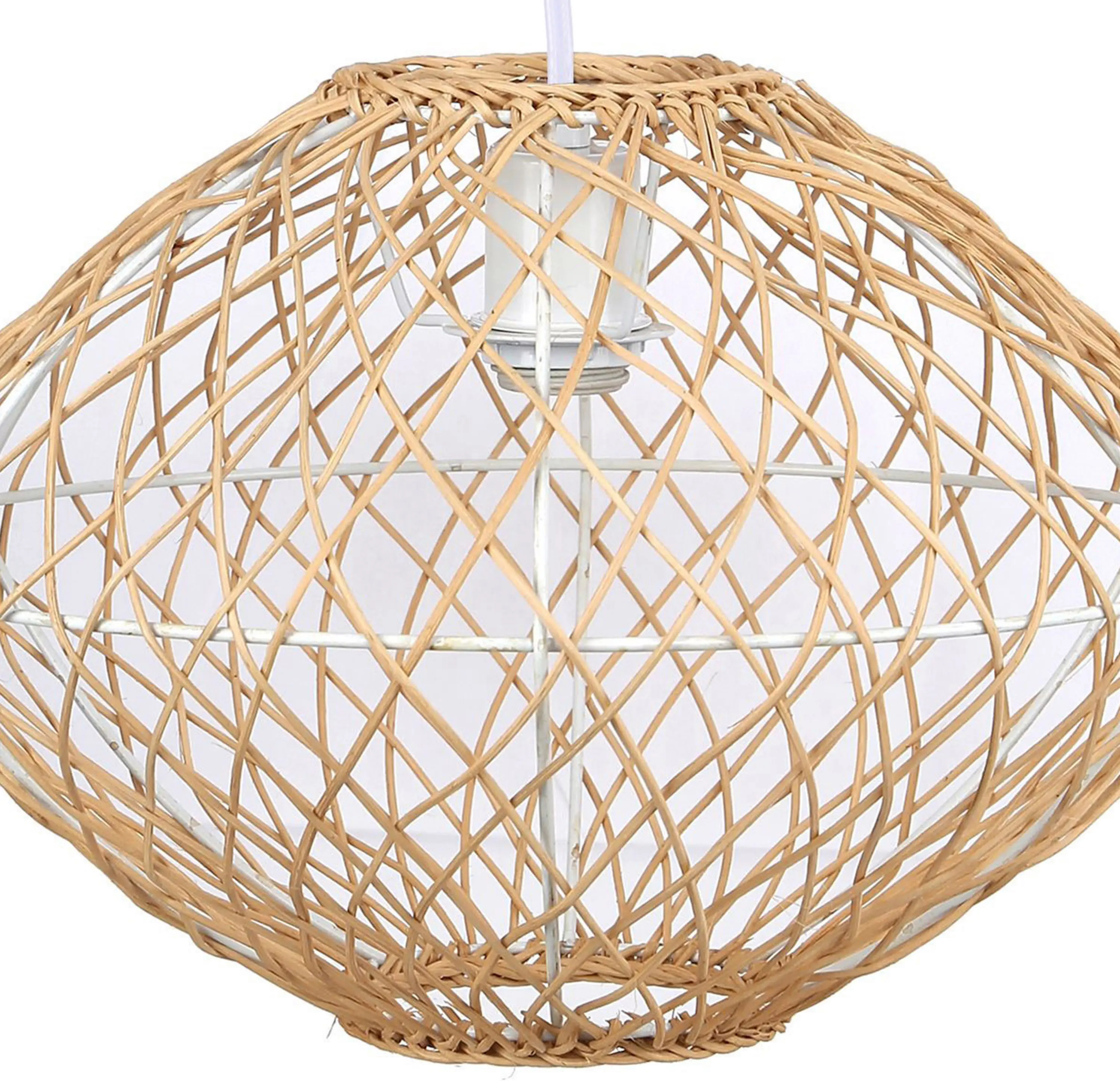 Nest Natural Rattan Shade Pendant Light