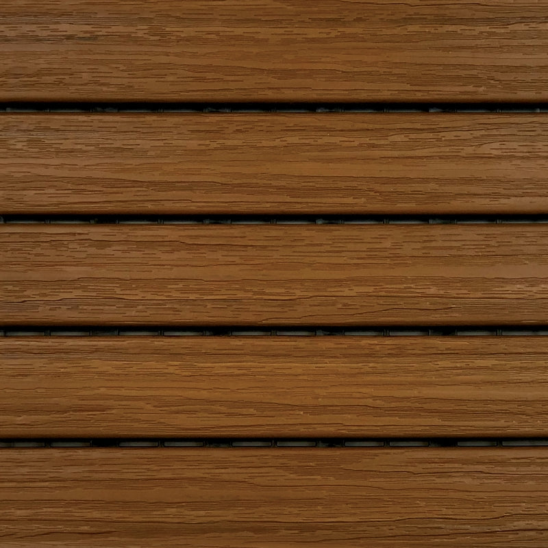 DECK TILE HNY TEAK 6PK